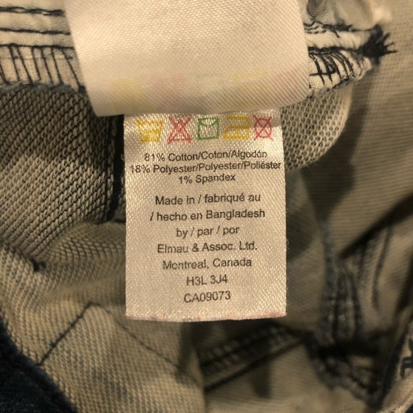 KANGOL Stretch Knit Denim Skinny Fit Jeans w/ logo - Picture 8 of 10